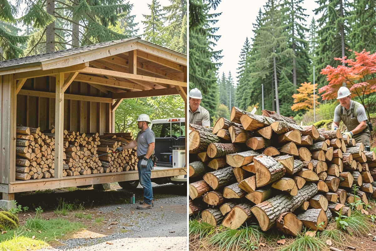 Same-Day Firewood Delivery in Kent, King County, WA - You place a same-day order early in the day