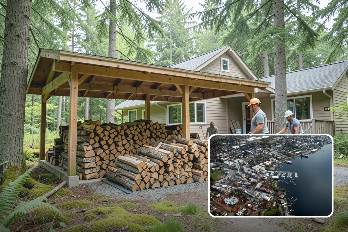 Same-Day Firewood Delivery in Kirkland, King County, WA - Warmth the very same day you order