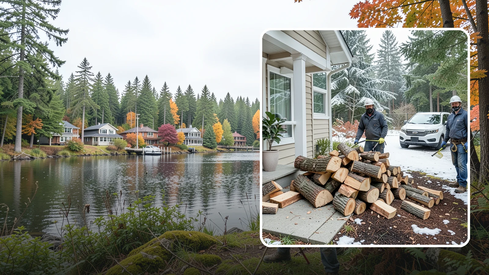 Same-Day Firewood Delivery in La Conner, Skagit County, WA - Order in the morning and get seasoned firewood delivered the same day, so you never have to wait to stay warm.