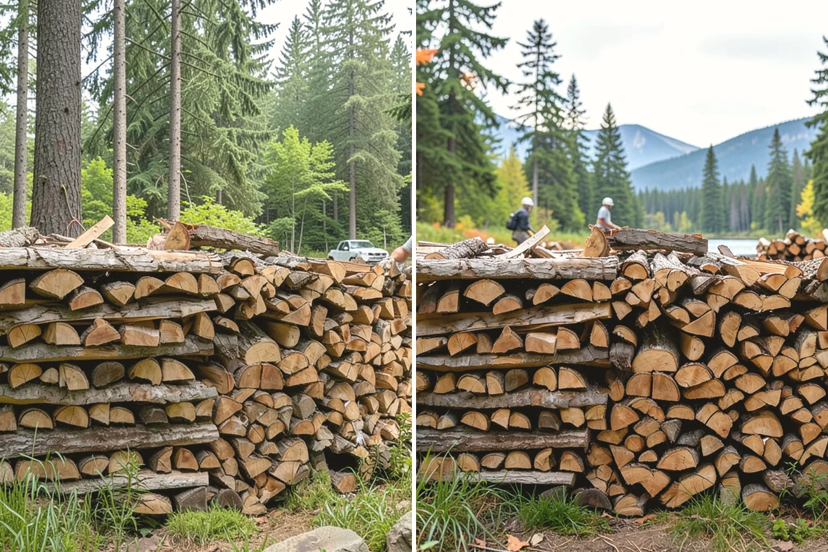 Same-Day Firewood Delivery in La Conner, Skagit County, WA - You place a same-day order early in the day