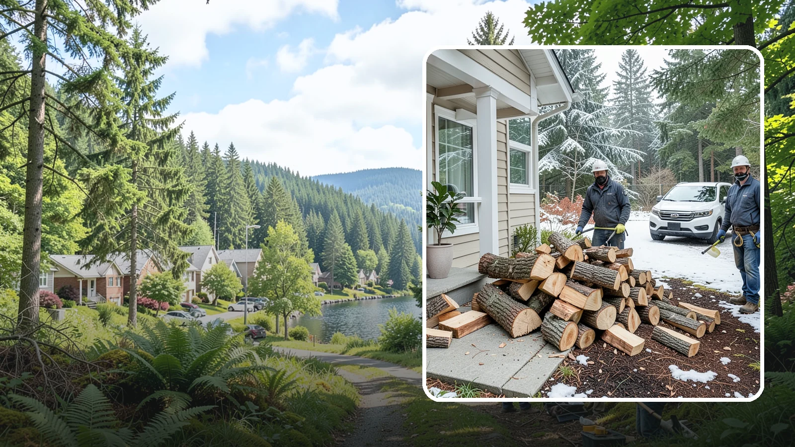 Same-Day Firewood Delivery in Lake Forest Park, King County, WA - Order in the morning and get seasoned firewood delivered the same day, so you never have to wait to stay warm.