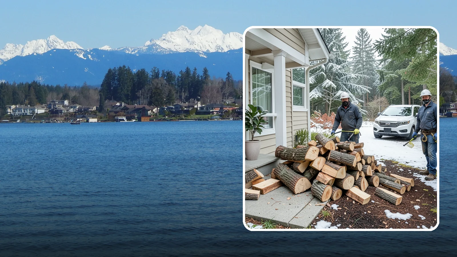 Same-Day Firewood Delivery in Lake Stevens, Snohomish County, WA - Order in the morning and get seasoned firewood delivered the same day, so you never have to wait to stay warm.