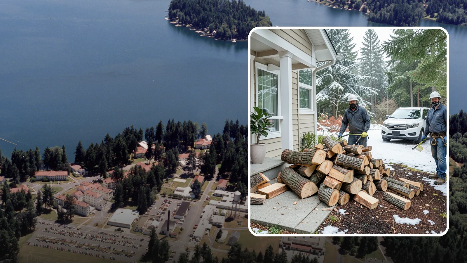 Same-Day Firewood Delivery in Lakewood, Pierce County, WA - Order in the morning and get seasoned firewood delivered the same day, so you never have to wait to stay warm.