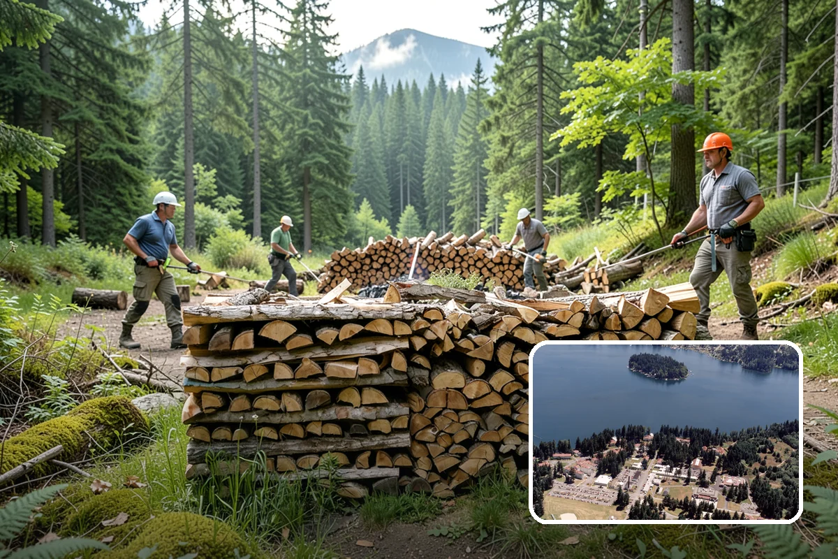 Same-Day Firewood Delivery in Lakewood, Pierce County, WA - Warmth the very same day you order