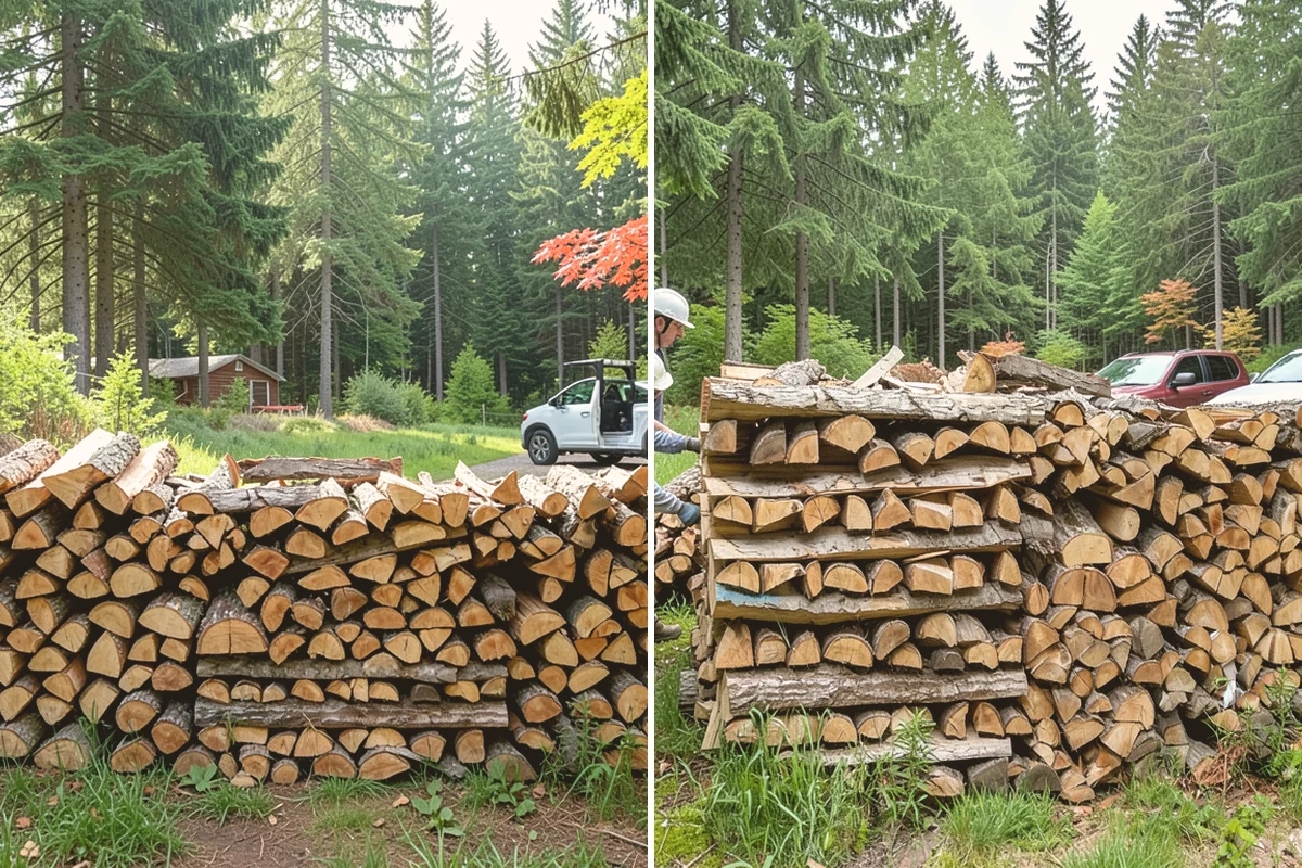 Same-Day Firewood Delivery in Lynnwood, Snohomish County, WA - You place a same-day order early in the day