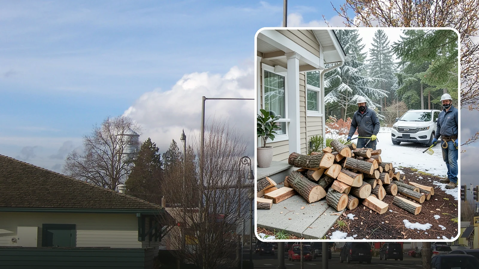 Same-Day Firewood Delivery in Marysville, Snohomish County, WA - Order in the morning and get seasoned firewood delivered the same day, so you never have to wait to stay warm.