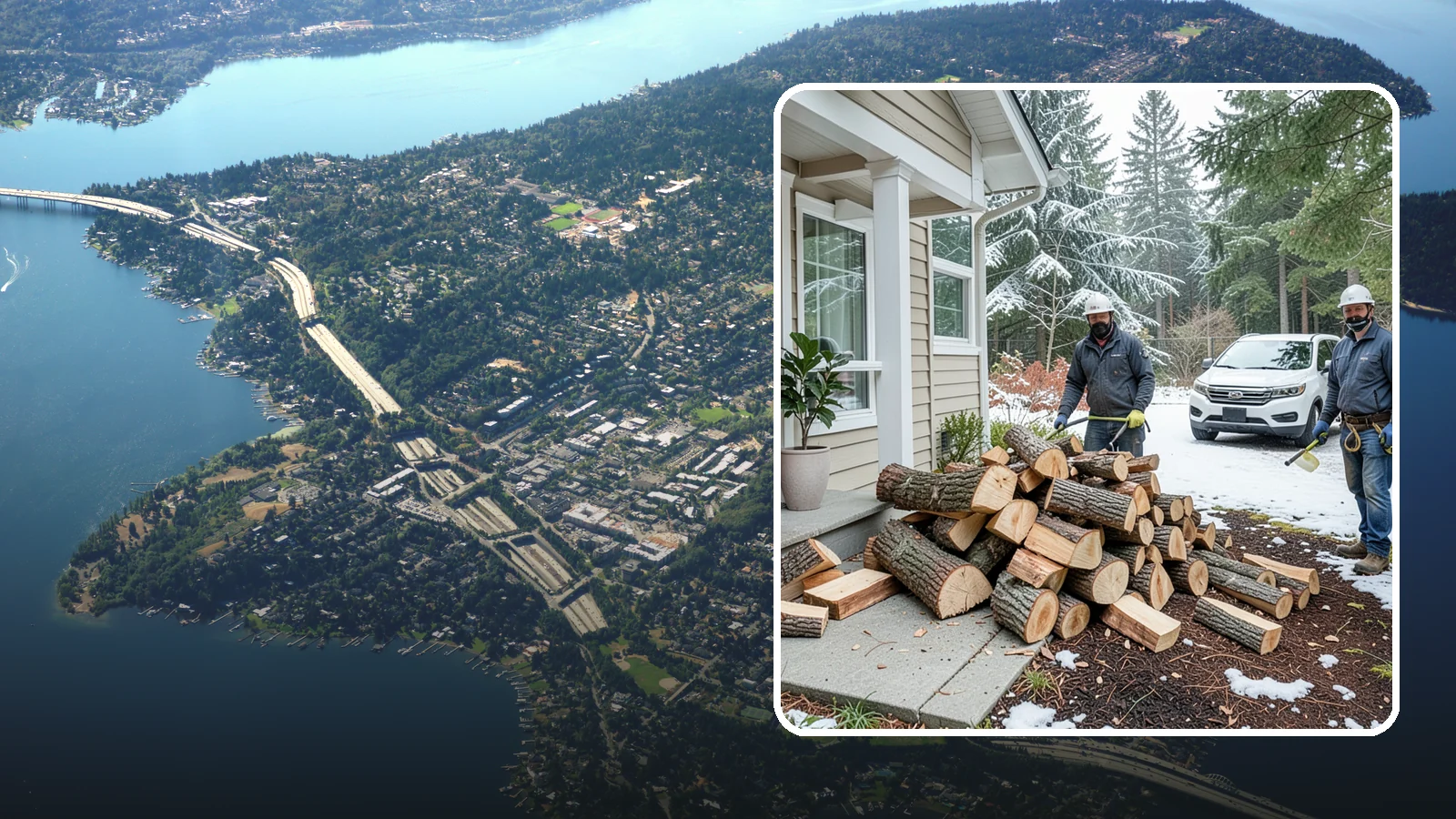 Same-Day Firewood Delivery in Mercer Island, King County, WA - Order in the morning and get seasoned firewood delivered the same day, so you never have to wait to stay warm.