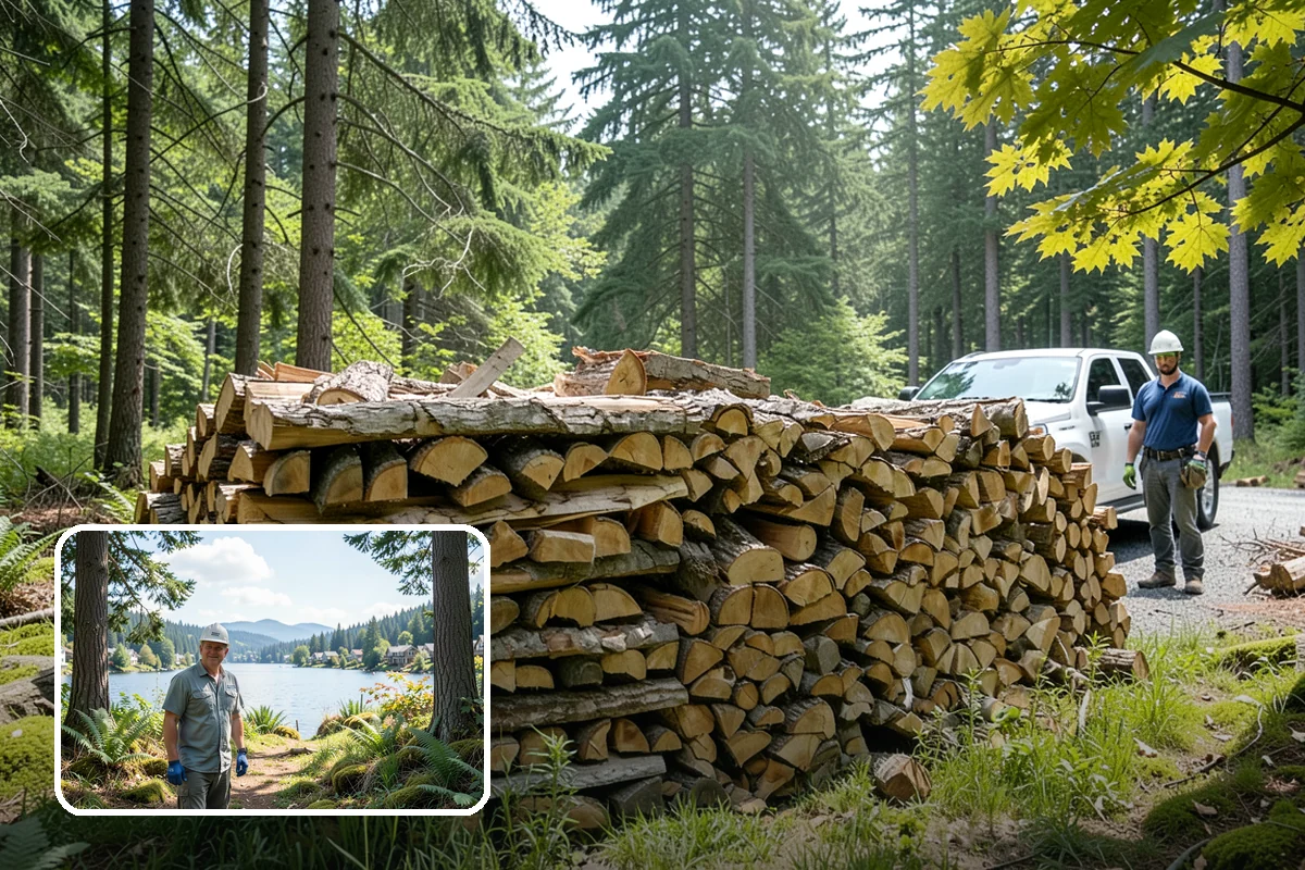 Same-Day Firewood Delivery in Milton, King County, WA - Warmth the very same day you order