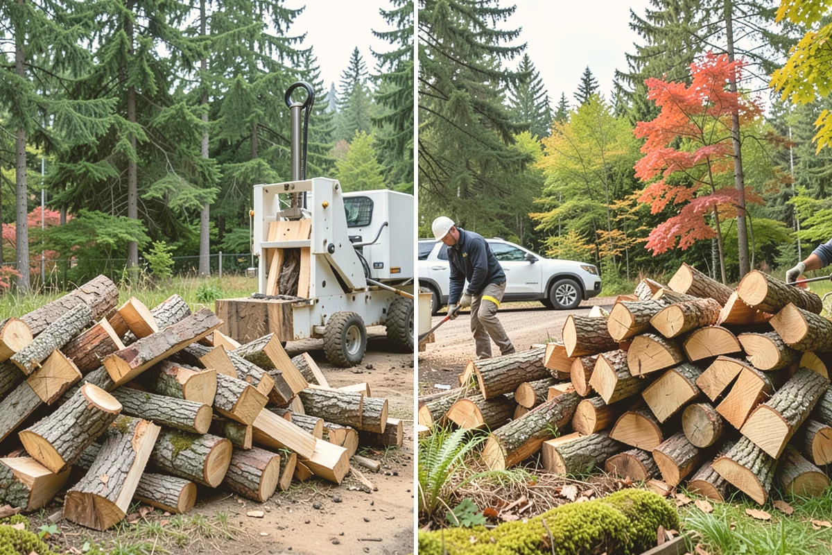 Same-Day Firewood Delivery in Milton, King County, WA - You place a same-day order early in the day