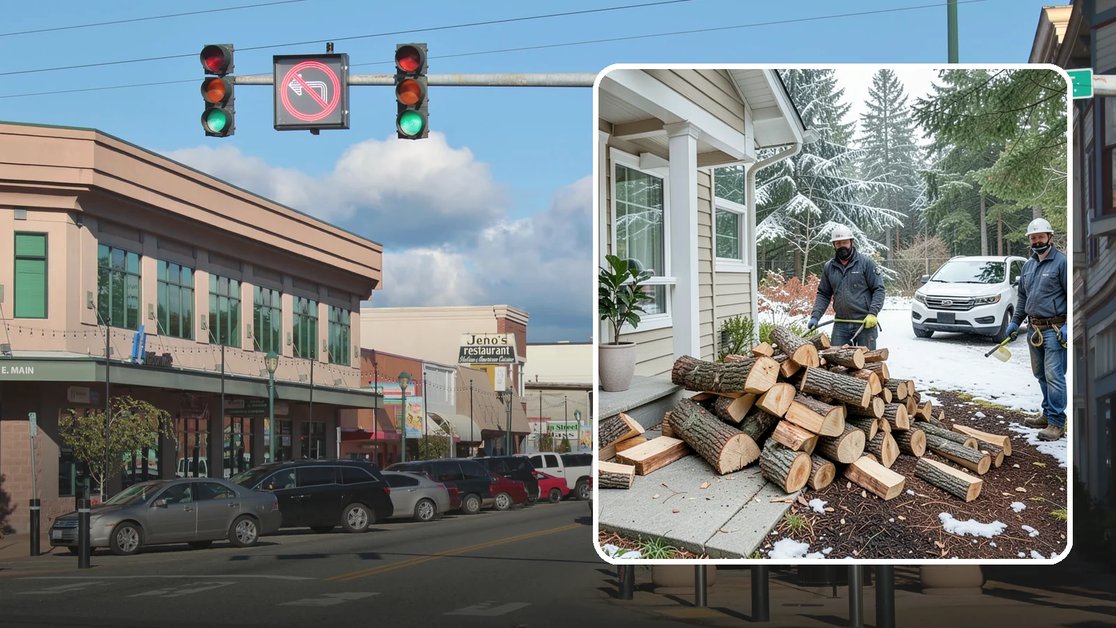 Same-Day Firewood Delivery in Monroe, Snohomish County, WA - Order in the morning and get seasoned firewood delivered the same day, so you never have to wait to stay warm.