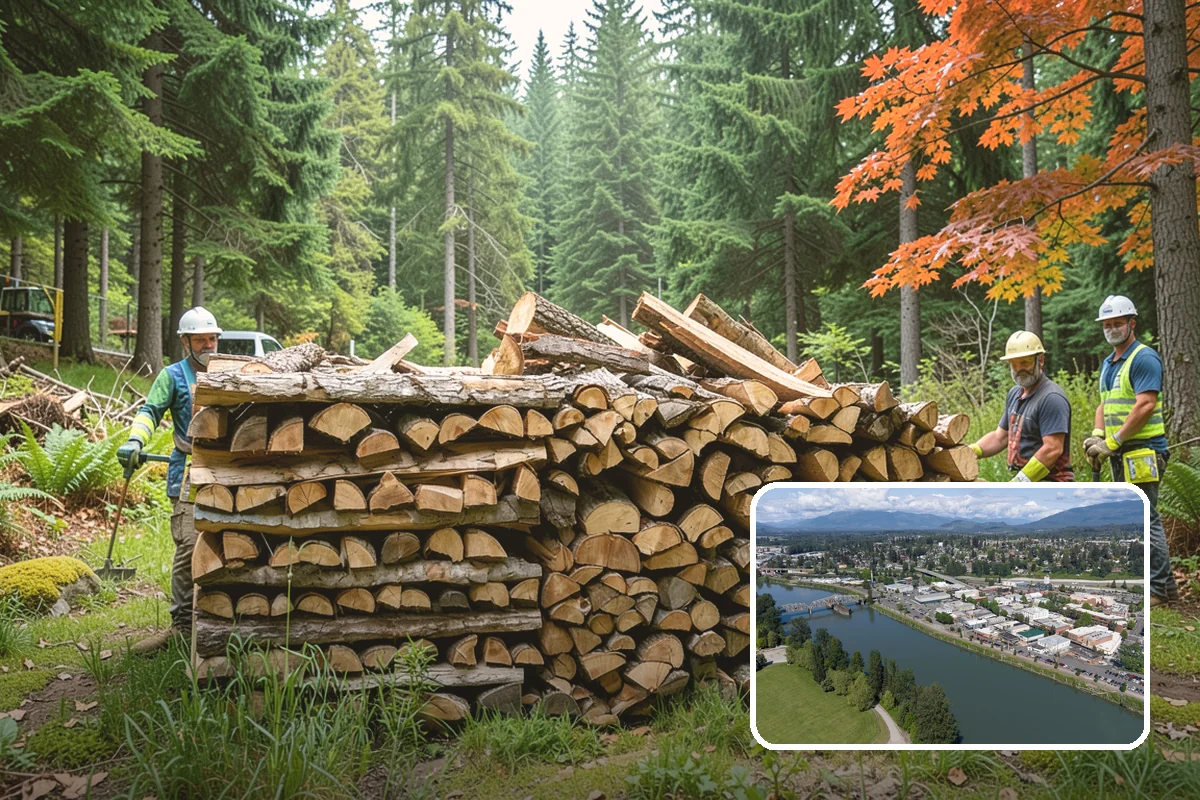 Same-Day Firewood Delivery in Mount Vernon, Skagit County, WA - Warmth the very same day you order