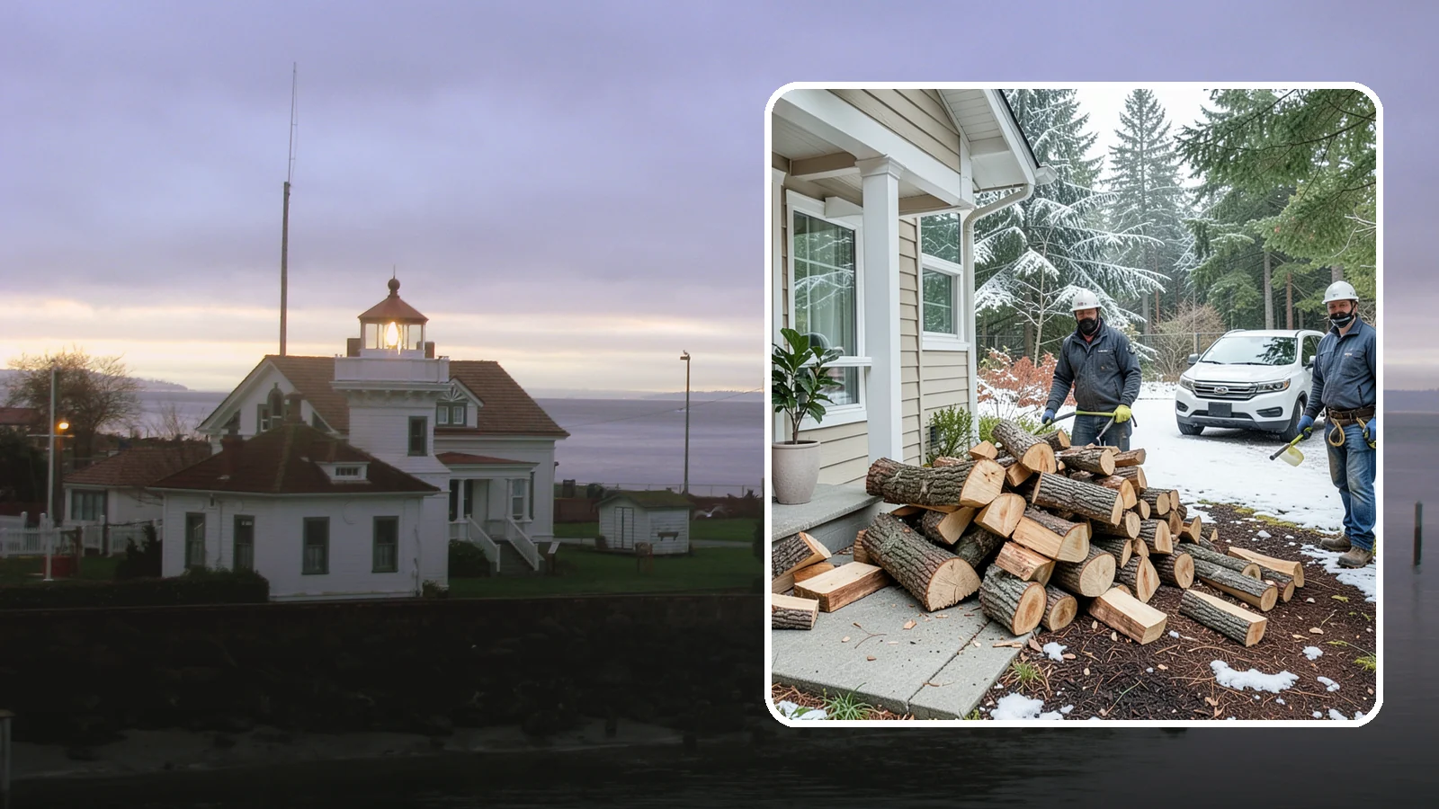 Same-Day Firewood Delivery in Mukilteo, Snohomish County, WA - Order in the morning and get seasoned firewood delivered the same day, so you never have to wait to stay warm.