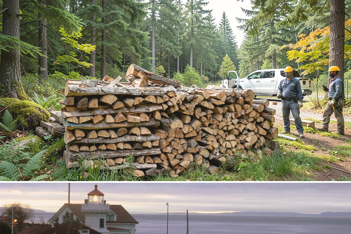 Same-Day Firewood Delivery in Mukilteo, Snohomish County, WA - Same-day delivery is most useful during the heating season, and ordering early in the day improves your chances.
