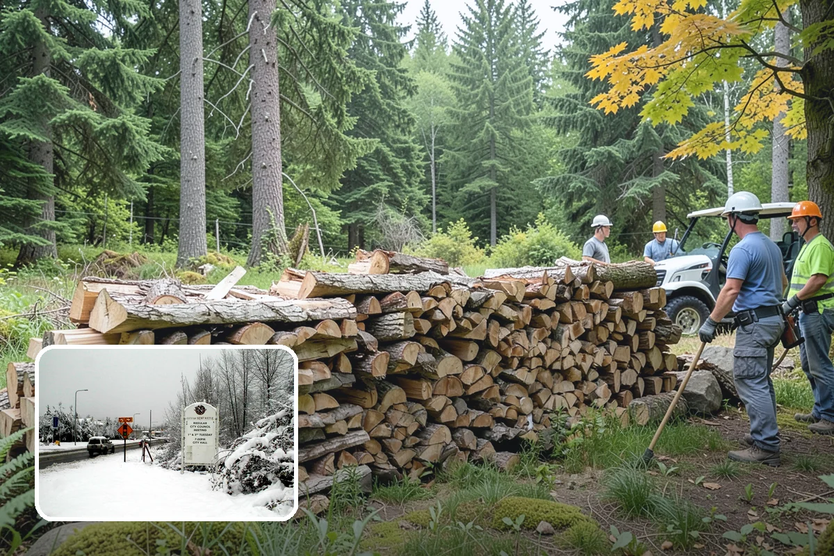 Same-Day Firewood Delivery in Newcastle, King County, WA - Warmth the very same day you order