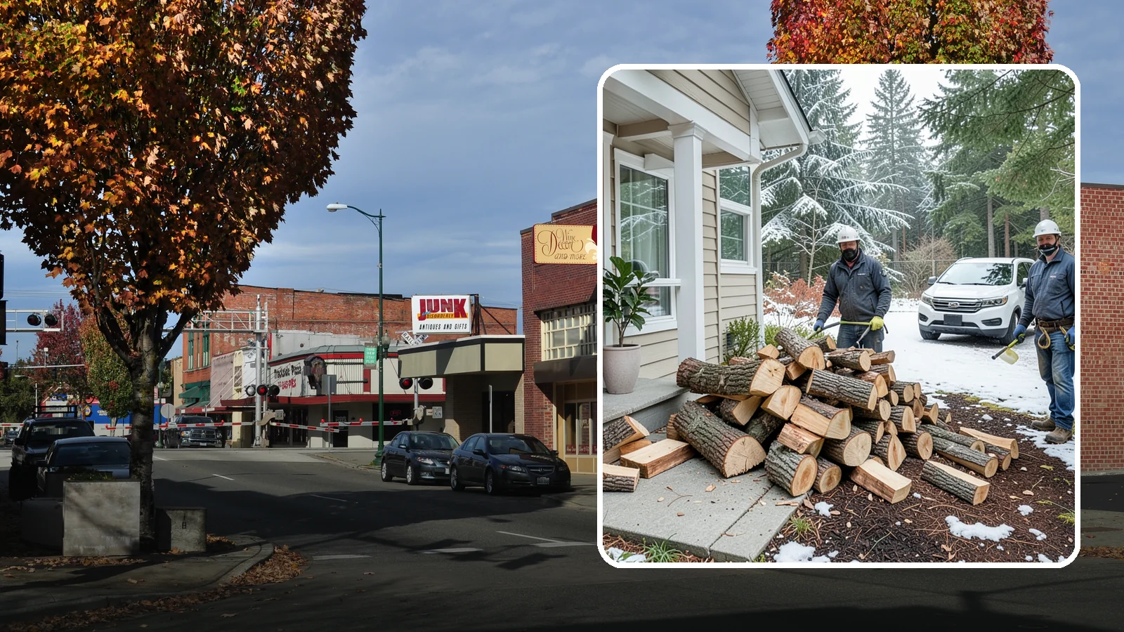 Same-Day Firewood Delivery in Puyallup, Pierce County, WA - Order in the morning and get seasoned firewood delivered the same day, so you never have to wait to stay warm.