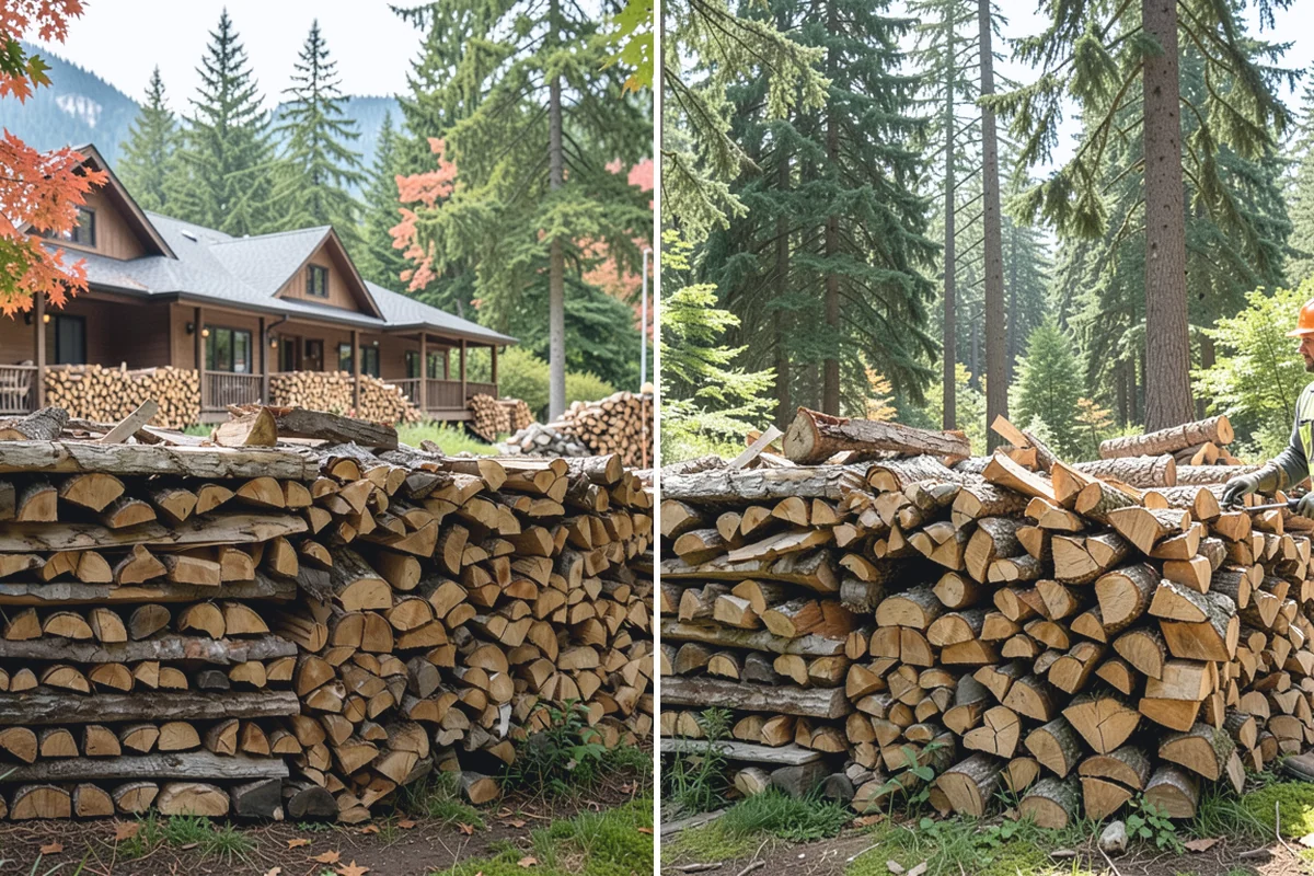 Same-Day Firewood Delivery in Renton, King County, WA - You place a same-day order early in the day