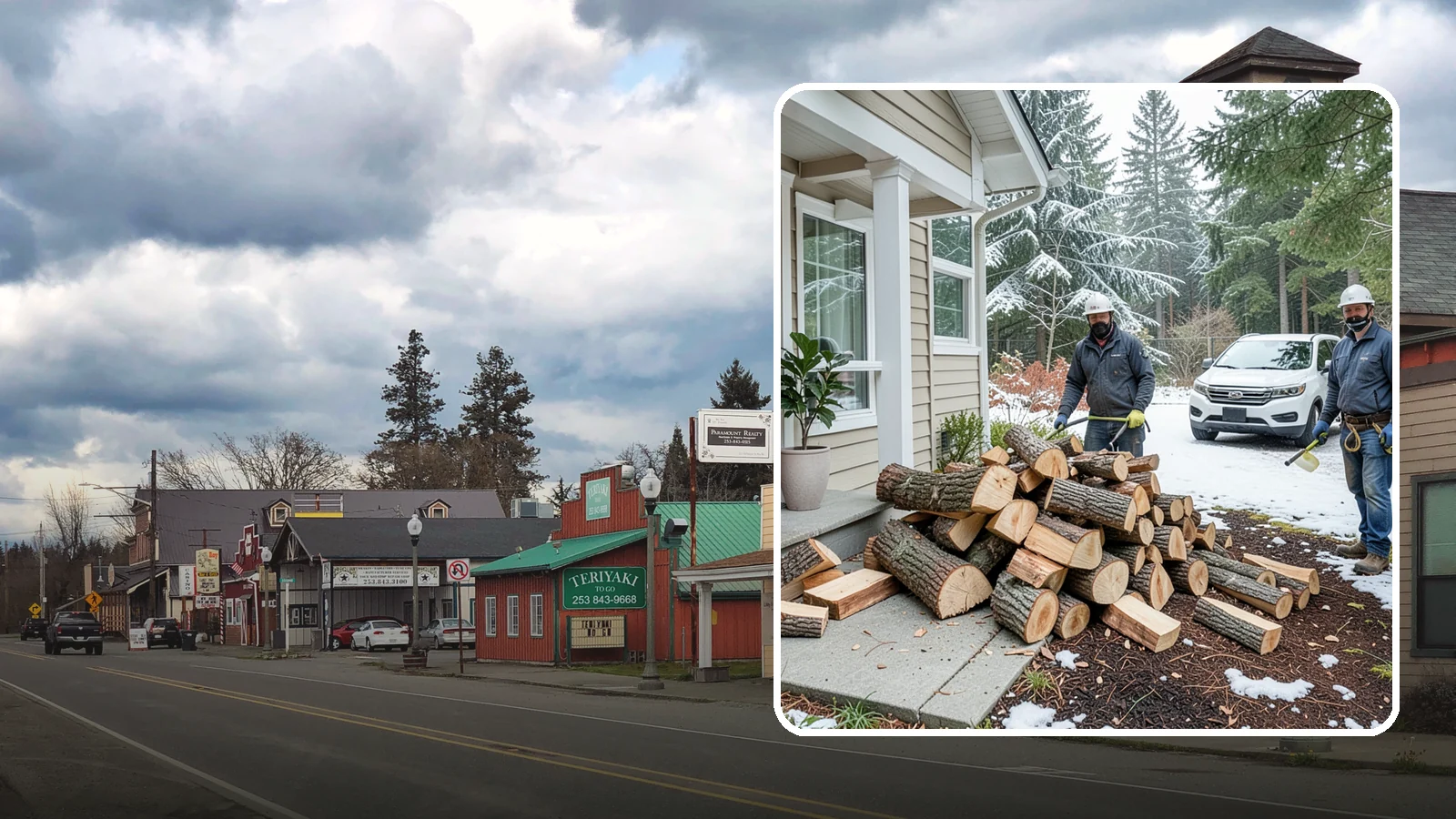 Same-Day Firewood Delivery in Roy, Pierce County, WA - Order in the morning and get seasoned firewood delivered the same day, so you never have to wait to stay warm.