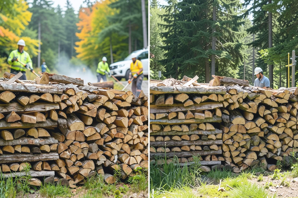 Same-Day Firewood Delivery in Roy, Pierce County, WA - You place a same-day order early in the day