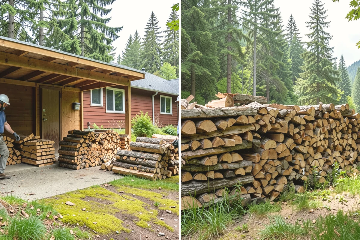 Same-Day Firewood Delivery in Ruston, Pierce County, WA - You place a same-day order early in the day