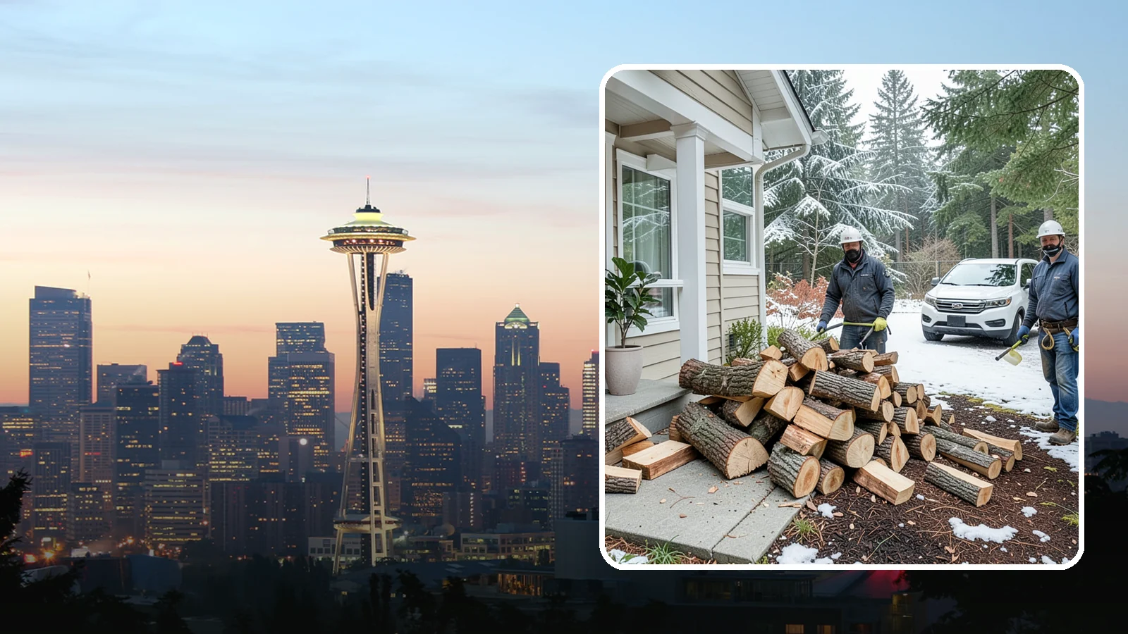 Same-Day Firewood Delivery in Seattle, King County, WA - Order in the morning and get seasoned firewood delivered the same day, so you never have to wait to stay warm.
