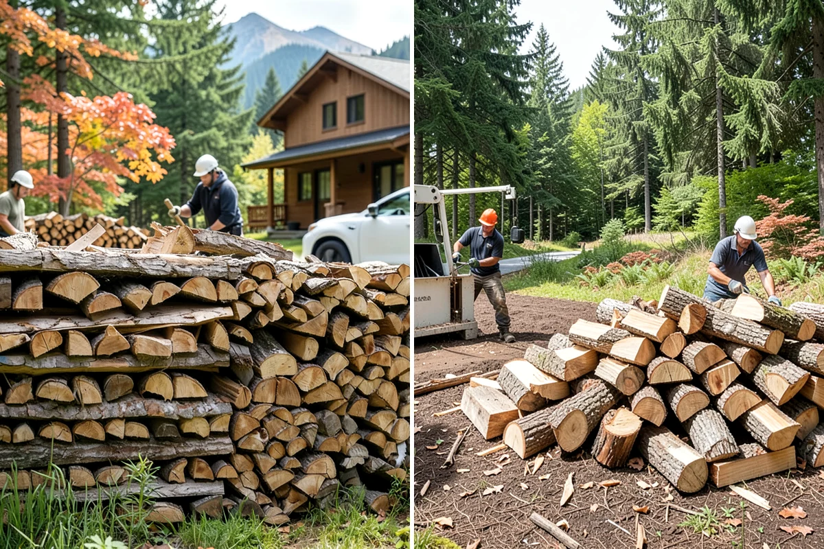Same-Day Firewood Delivery in Sedro-Woolley, Skagit County, WA - You place a same-day order early in the day