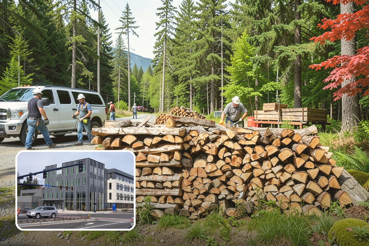 Same-Day Firewood Delivery in Shoreline, King County, WA - Warmth the very same day you order