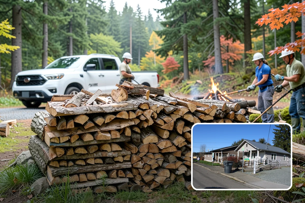 Same-Day Firewood Delivery in South Prairie, Pierce County, WA - Warmth the very same day you order
