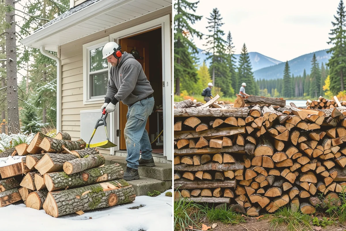 Same-Day Firewood Delivery in Stanwood, Snohomish County, WA - You place a same-day order early in the day