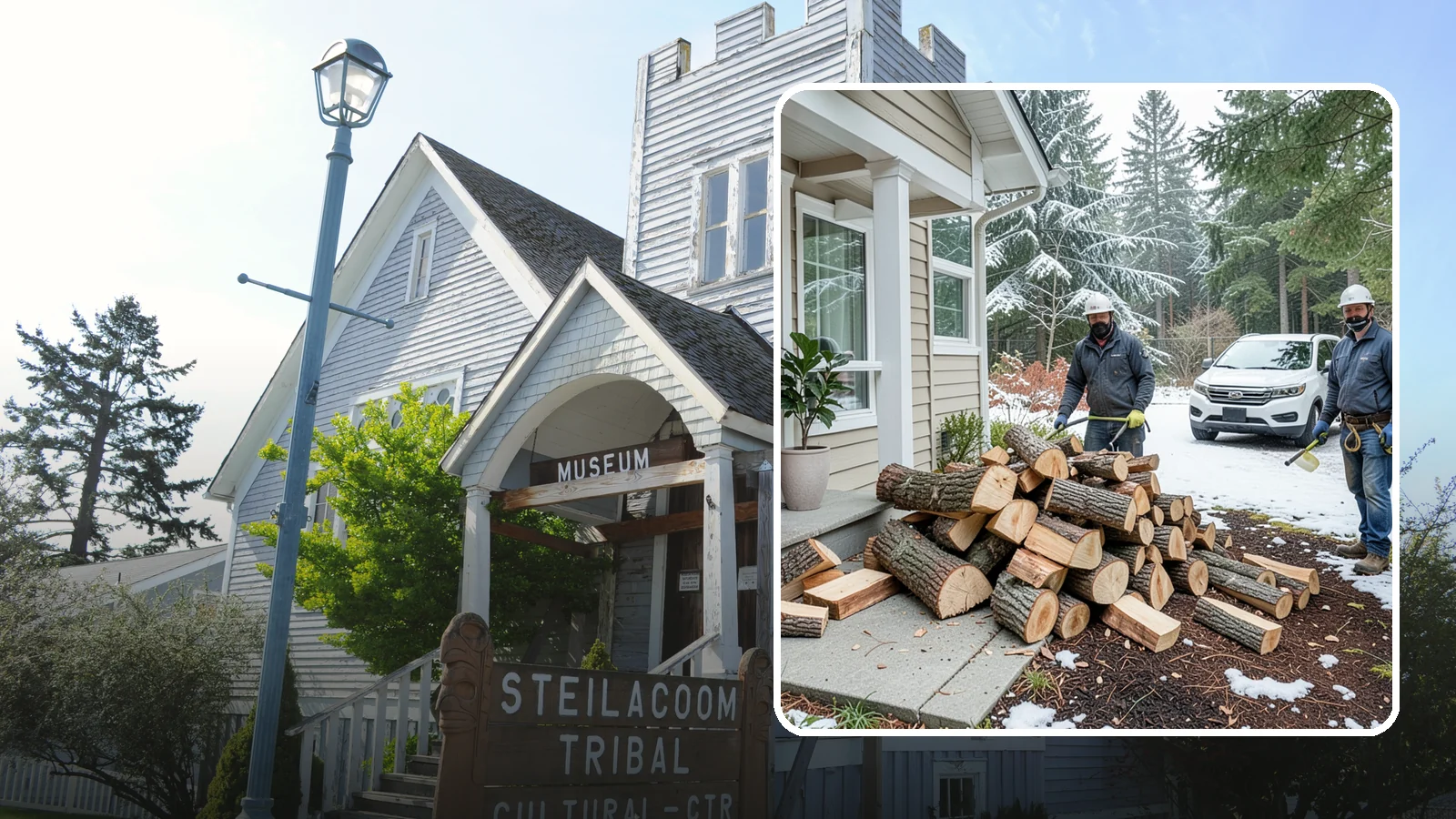 Same-Day Firewood Delivery in Steilacoom, Pierce County, WA - Order in the morning and get seasoned firewood delivered the same day, so you never have to wait to stay warm.
