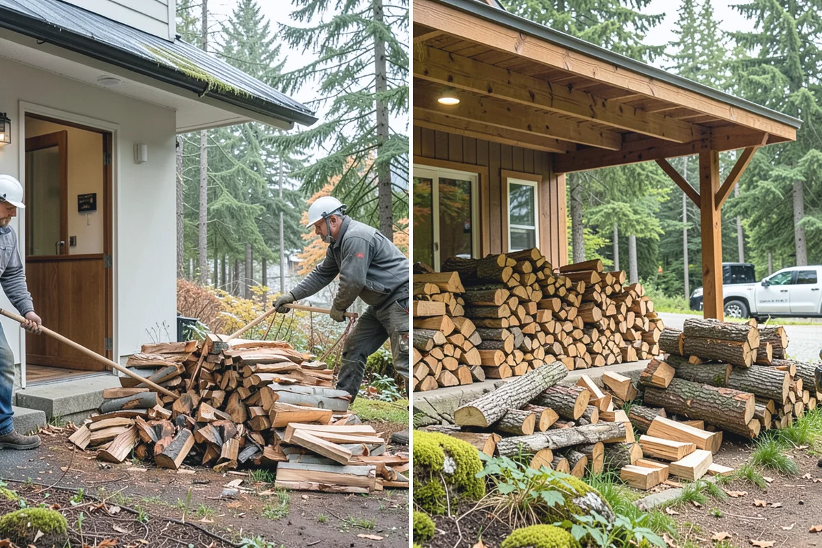 Same-Day Firewood Delivery in Sumner, Pierce County, WA - You place a same-day order early in the day