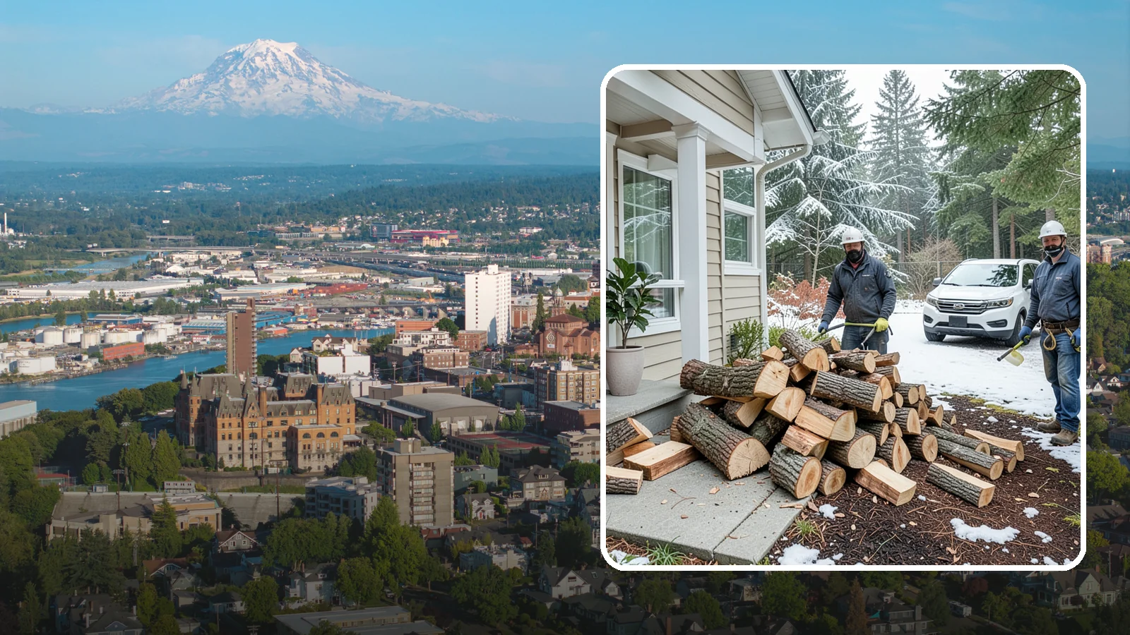 Same-Day Firewood Delivery in Tacoma, Pierce County, WA - Order in the morning and get seasoned firewood delivered the same day, so you never have to wait to stay warm.