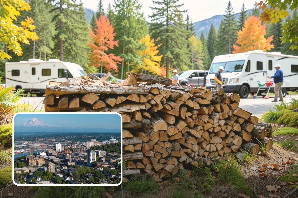 Same-Day Firewood Delivery in Tacoma, Pierce County, WA - Warmth the very same day you order