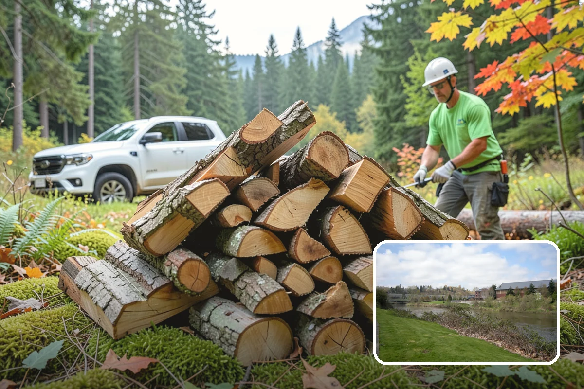 Same-Day Firewood Delivery in Tukwila, King County, WA - Warmth the very same day you order
