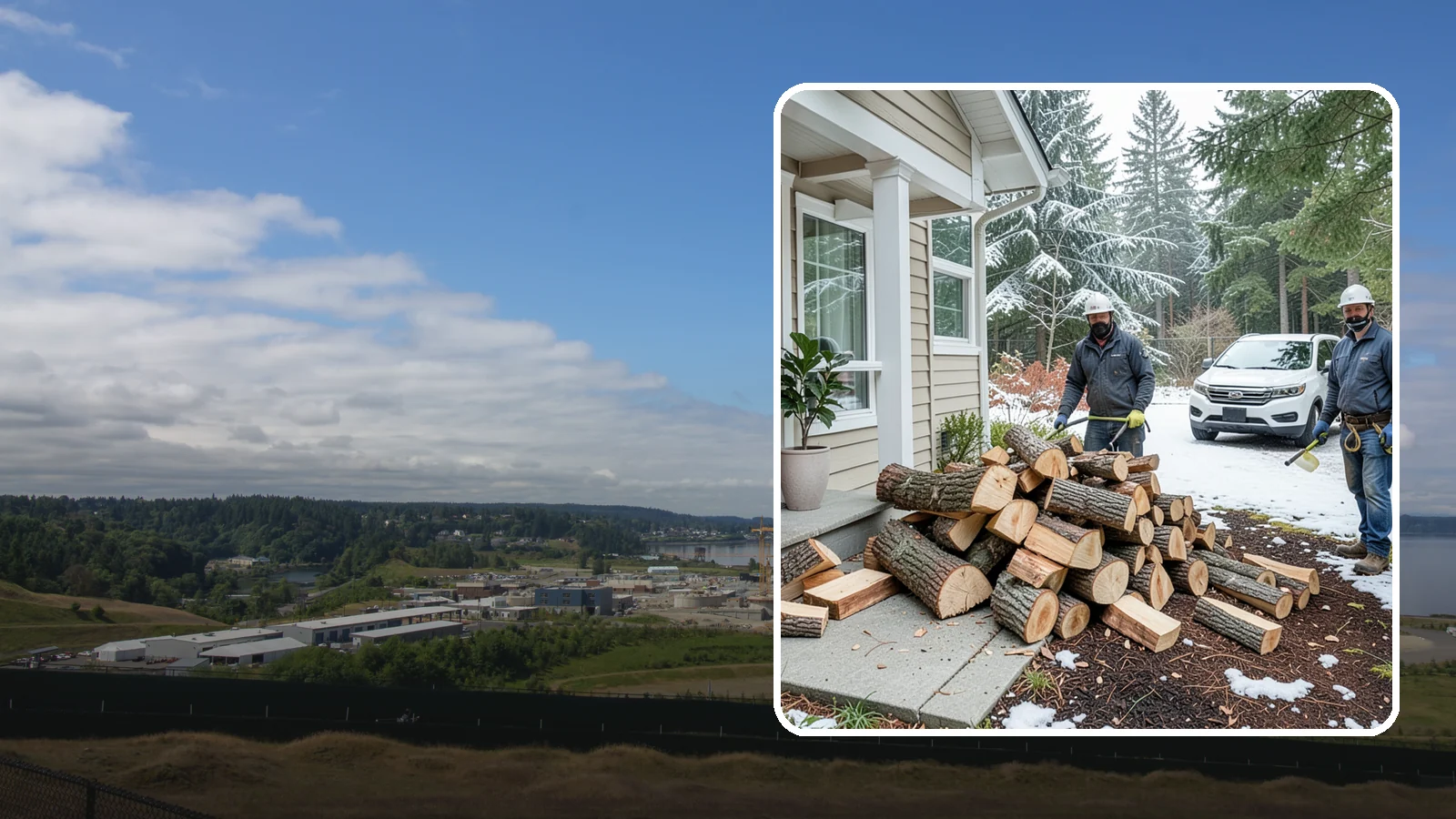 Same-Day Firewood Delivery in University Place, Pierce County, WA - Order in the morning and get seasoned firewood delivered the same day, so you never have to wait to stay warm.