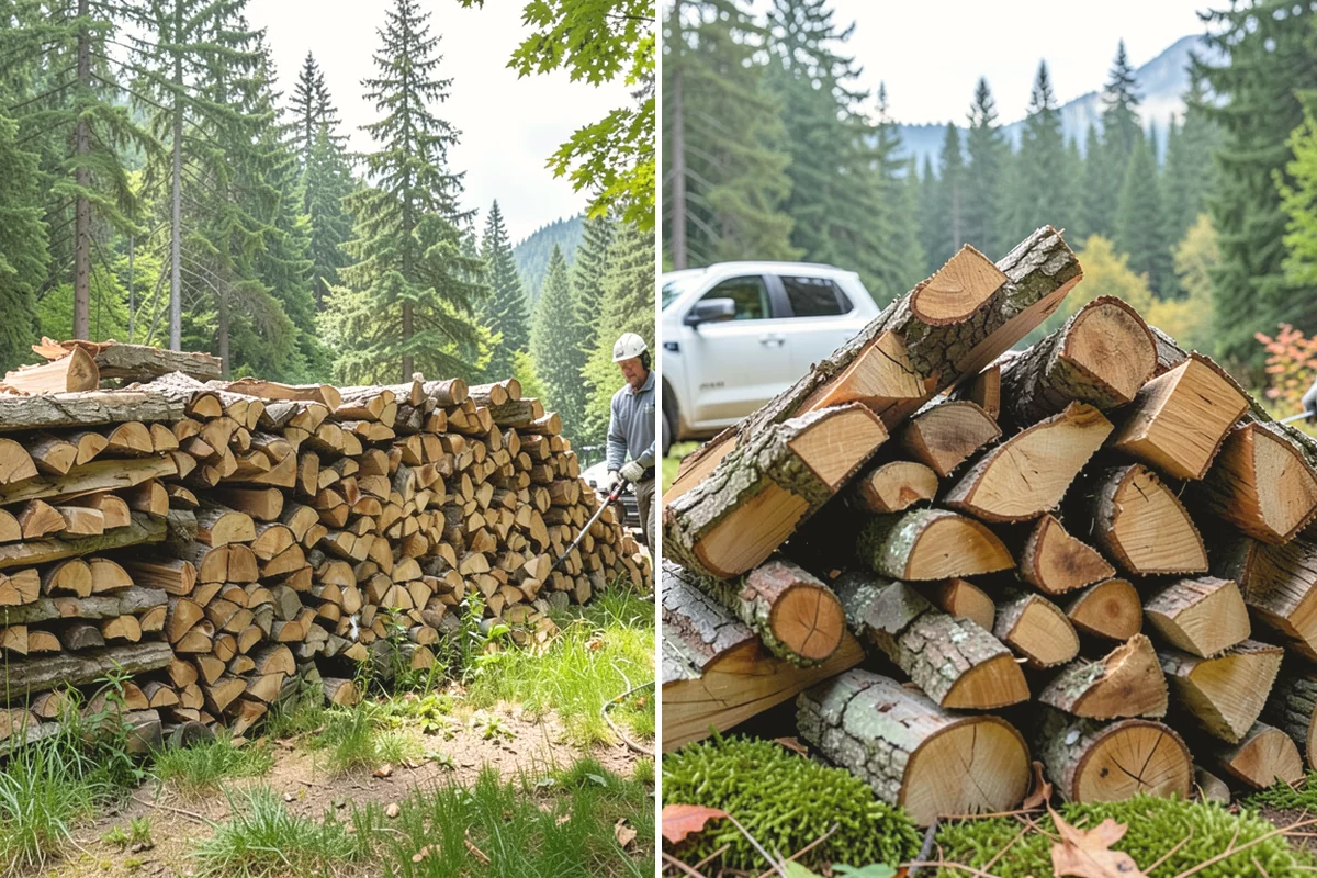 Same-Day Firewood Delivery in University Place, Pierce County, WA - You place a same-day order early in the day