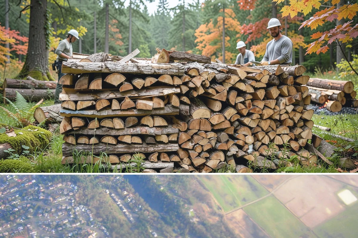 Scheduled Firewood Delivery in Algona, King County, WA - Schedule your delivery whenever it suits you, and book fall dates early since the heating season fills up fast.
