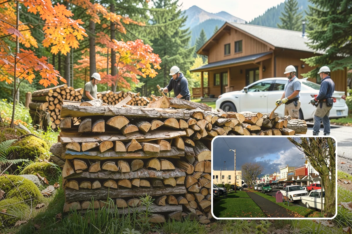 Scheduled Firewood Delivery in Arlington, Snohomish County, WA - You choose the exact delivery date and window