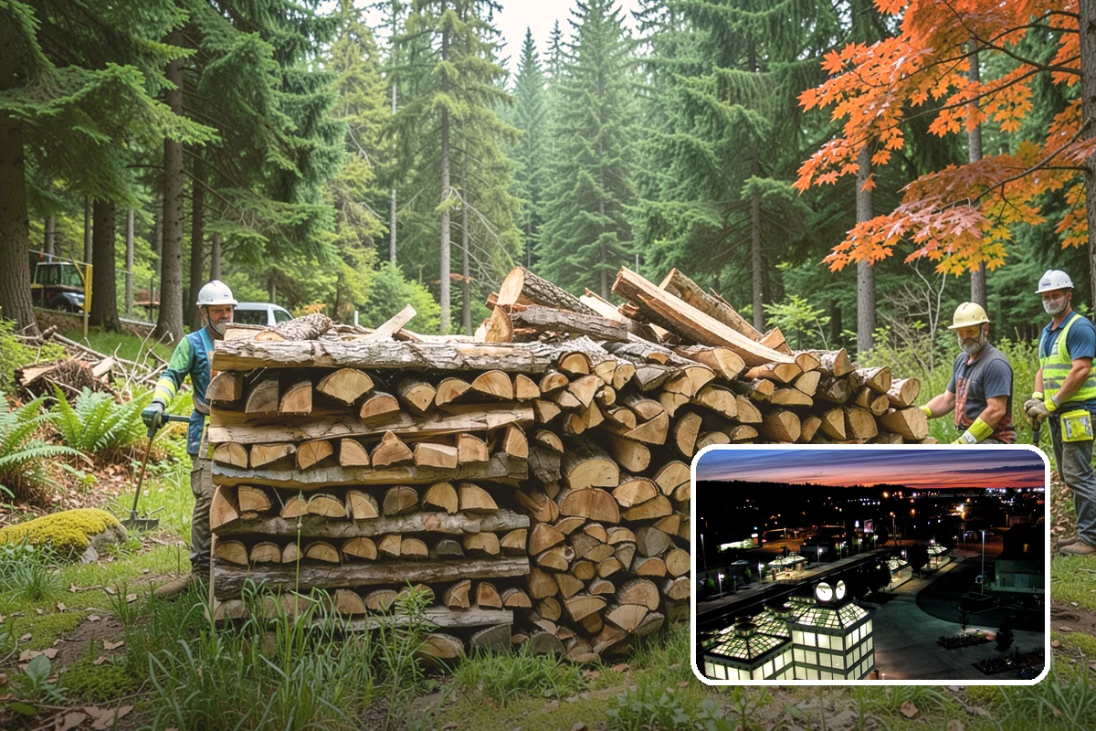 Scheduled Firewood Delivery in Auburn, King County, WA - You choose the exact delivery date and window
