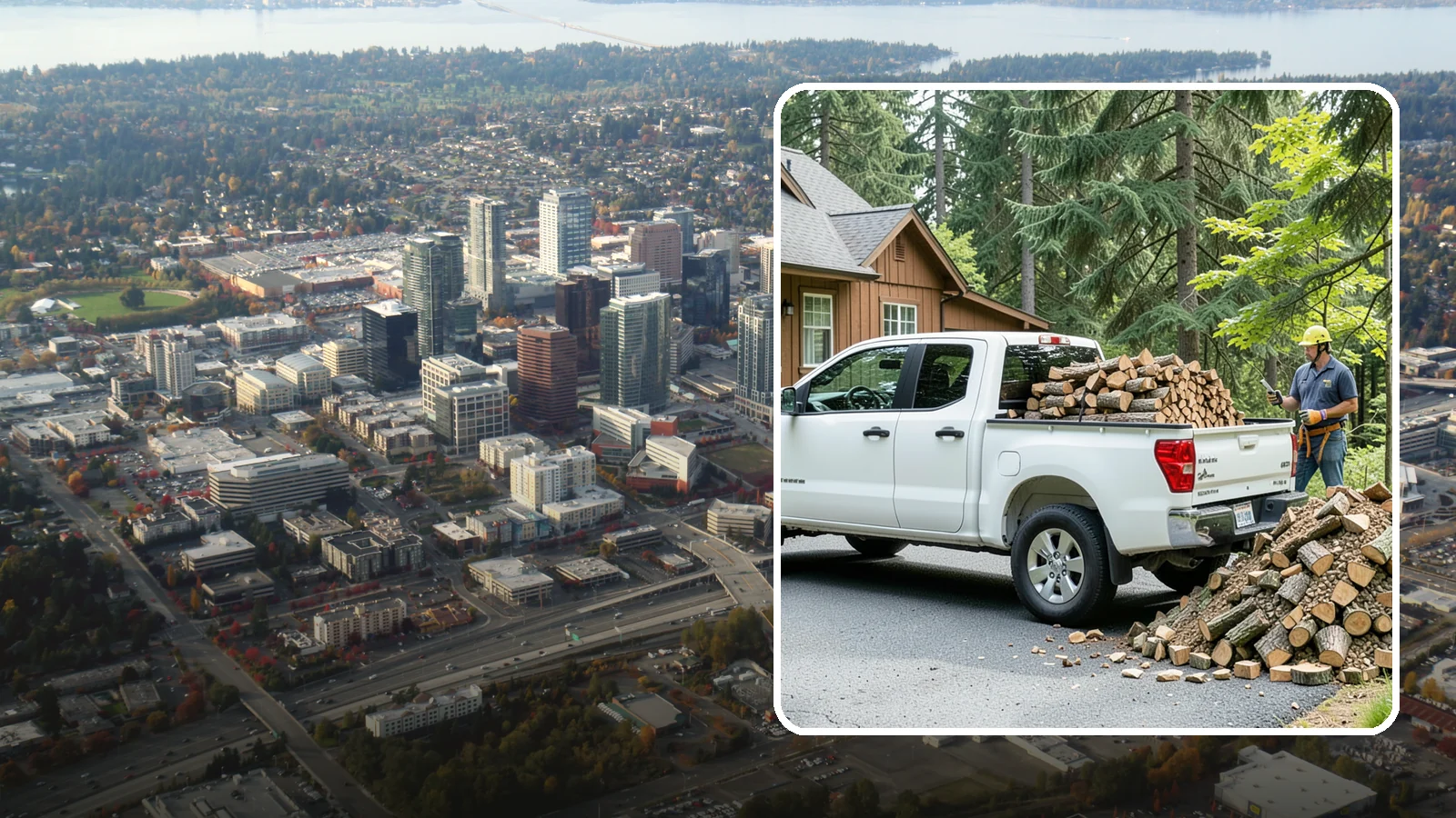 Scheduled Firewood Delivery in Bellevue, King County, WA - Set a delivery date that fits your calendar and we bring seasoned firewood right on schedule, every time.