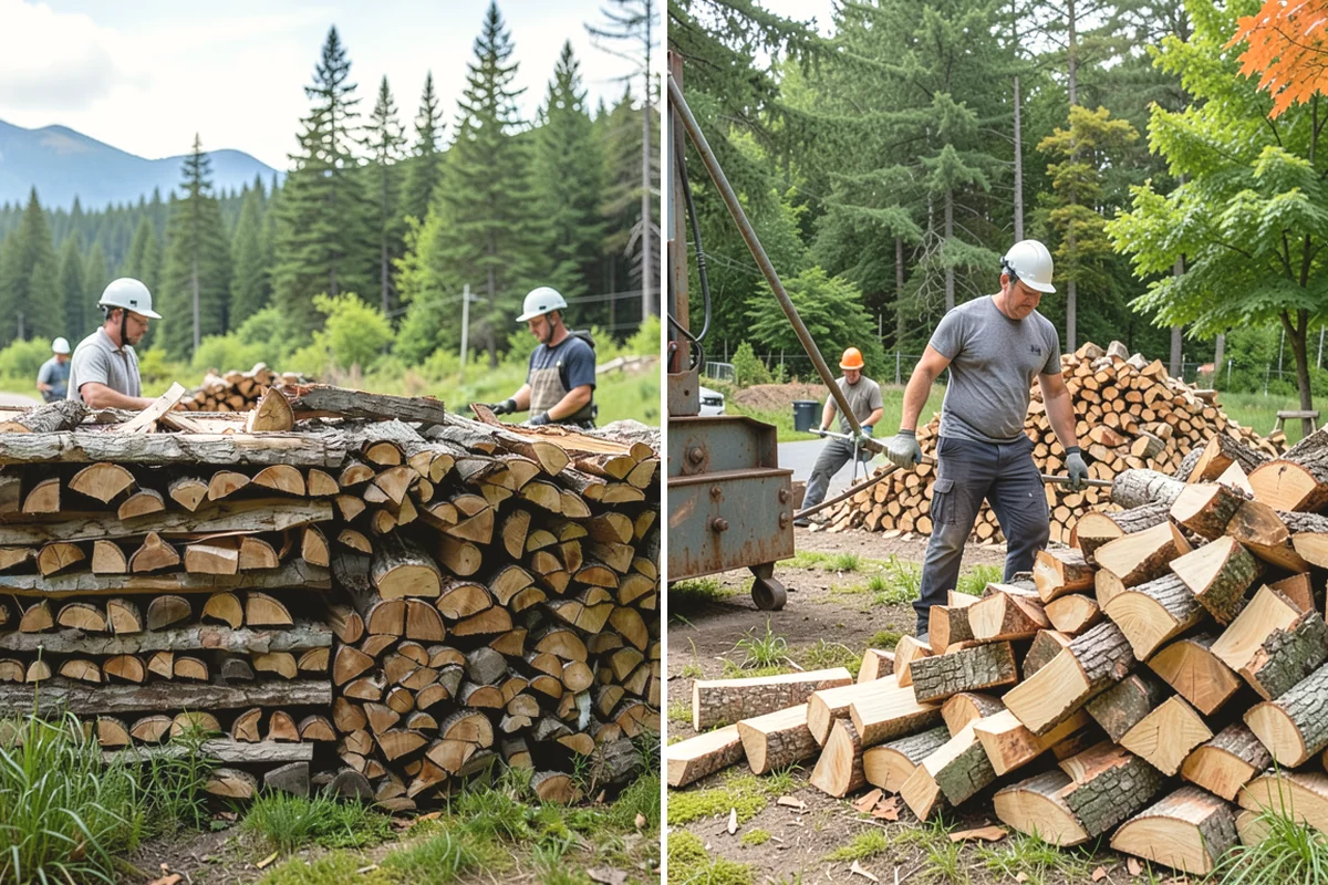 Scheduled Firewood Delivery in Black Diamond, King County, WA - You select your preferred delivery date and window