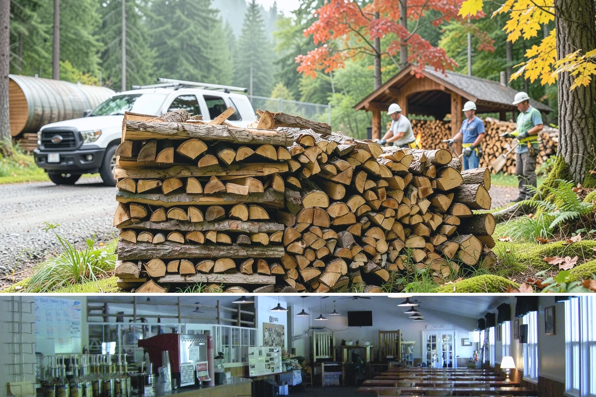 Scheduled Firewood Delivery in Black Diamond, King County, WA - Schedule your delivery whenever it suits you, and book fall dates early since the heating season fills up fast.