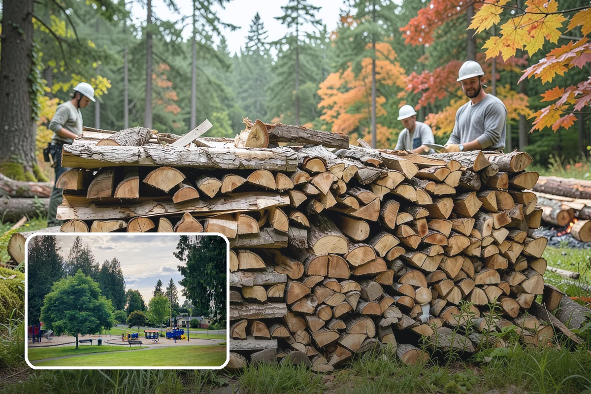 Scheduled Firewood Delivery in Bonney Lake, Pierce County, WA - You choose the exact delivery date and window