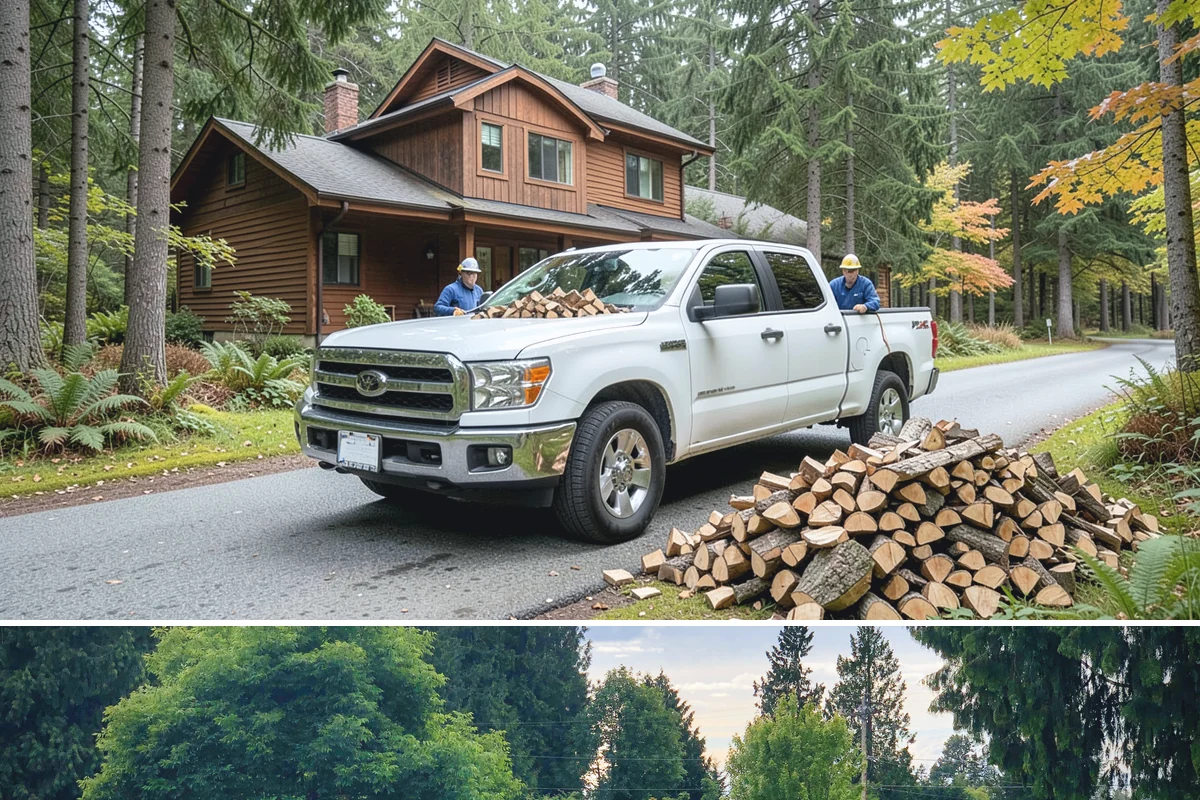 Scheduled Firewood Delivery in Bonney Lake, Pierce County, WA - Schedule your delivery whenever it suits you, and book fall dates early since the heating season fills up fast.