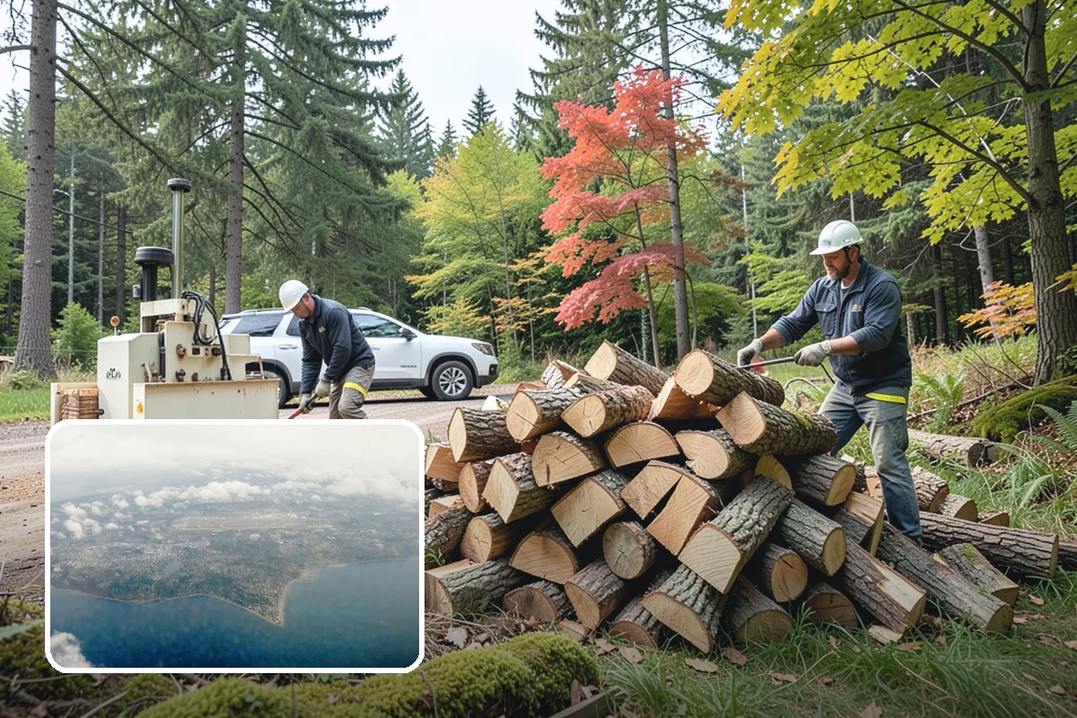 Scheduled Firewood Delivery in Burien, King County, WA - You choose the exact delivery date and window