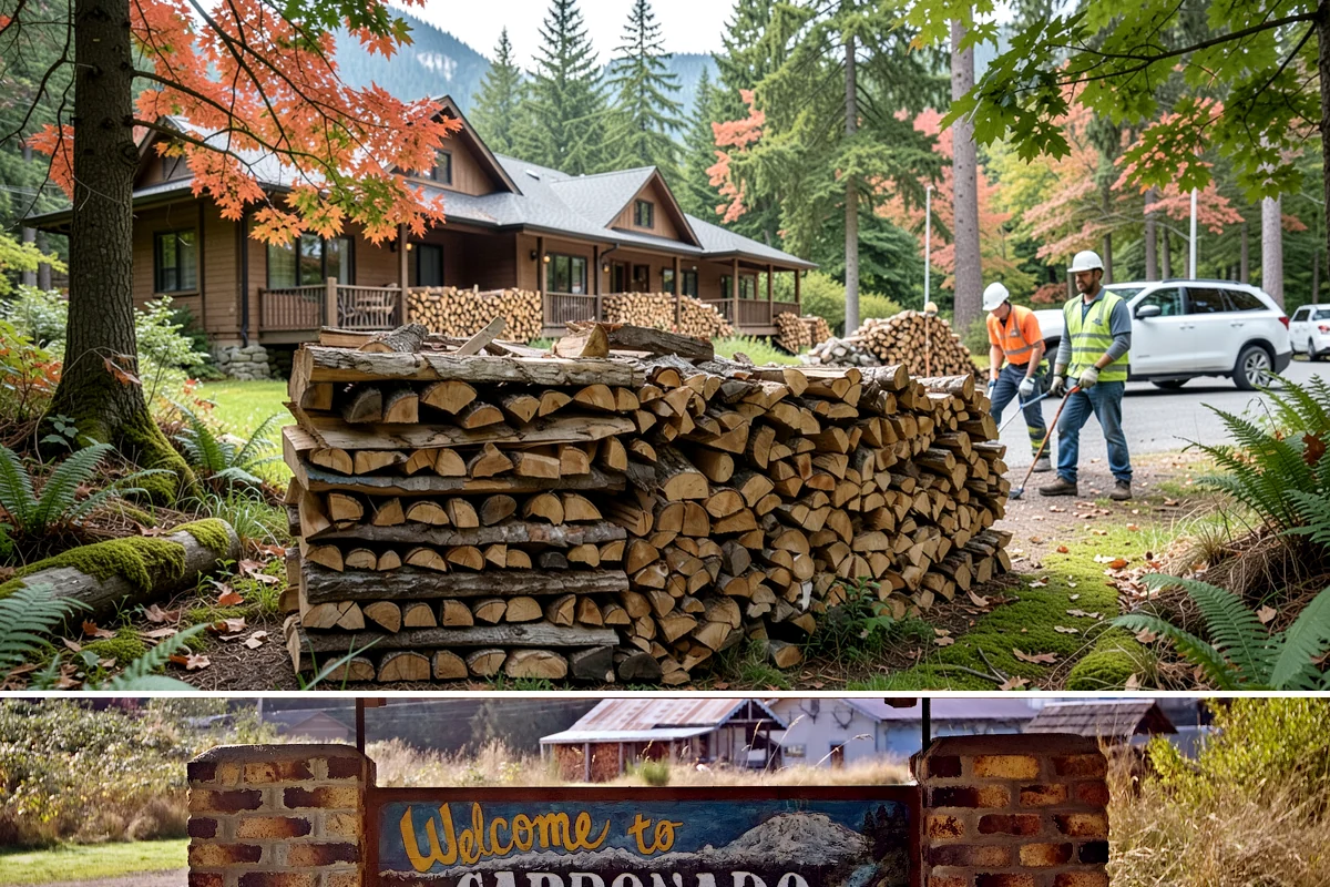 Scheduled Firewood Delivery in Carbonado, Pierce County, WA - Schedule your delivery whenever it suits you, and book fall dates early since the heating season fills up fast.