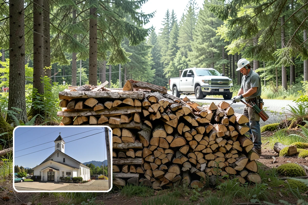 Scheduled Firewood Delivery in Concrete, Skagit County, WA - You choose the exact delivery date and window