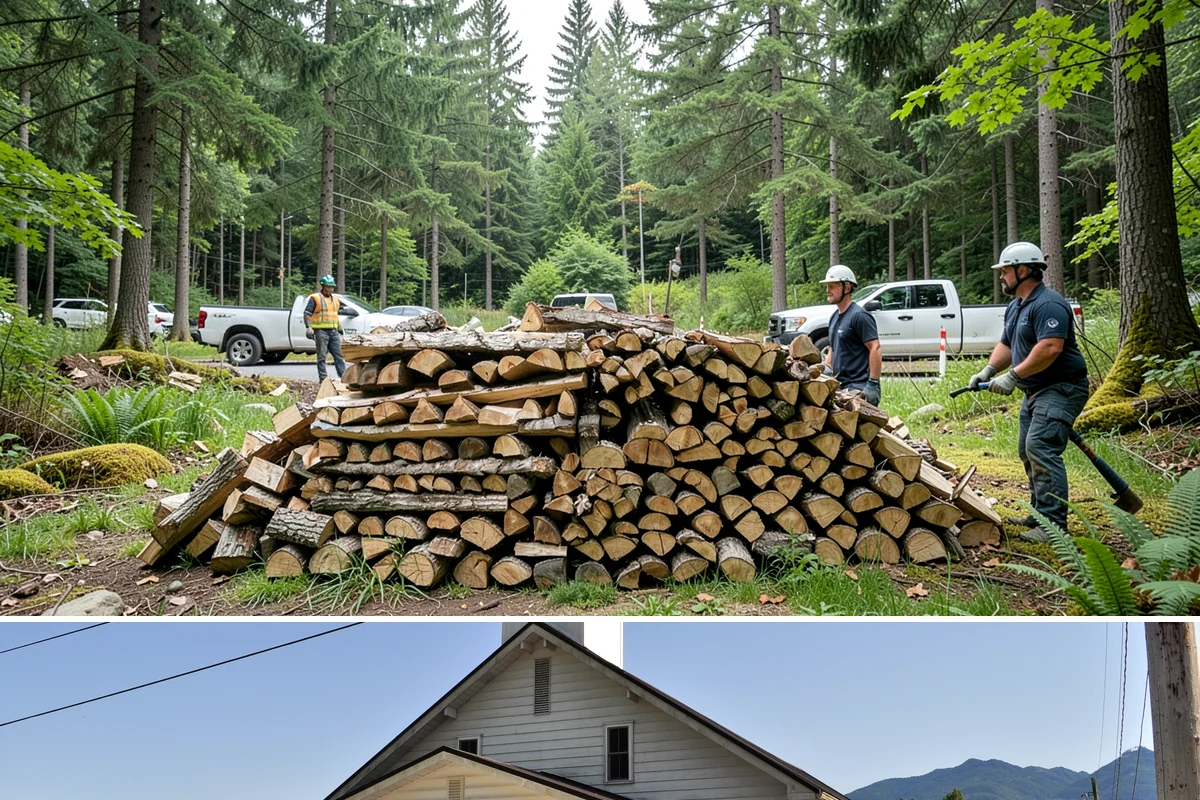 Scheduled Firewood Delivery in Concrete, Skagit County, WA - Schedule your delivery whenever it suits you, and book fall dates early since the heating season fills up fast.