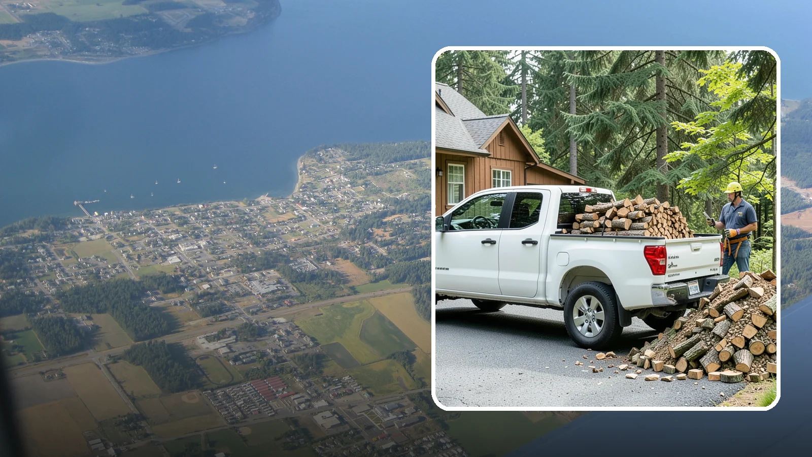 Scheduled Firewood Delivery in Coupeville, Island County, WA - Set a delivery date that fits your calendar and we bring seasoned firewood right on schedule, every time.
