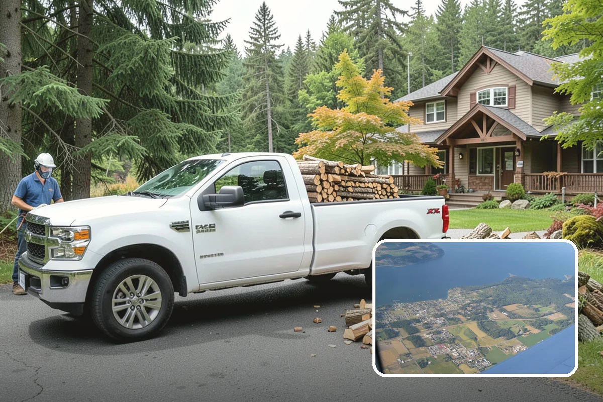 Scheduled Firewood Delivery in Coupeville, Island County, WA - You choose the exact delivery date and window