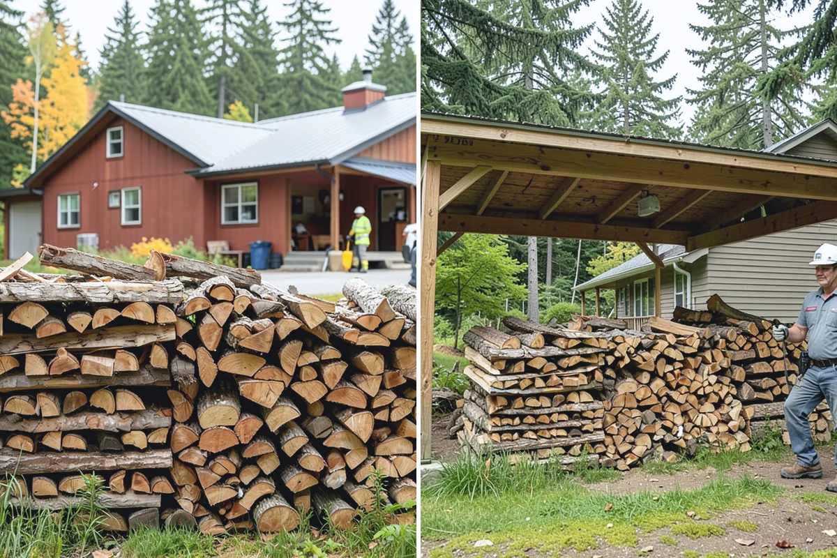 Scheduled Firewood Delivery in Coupeville, Island County, WA - You select your preferred delivery date and window